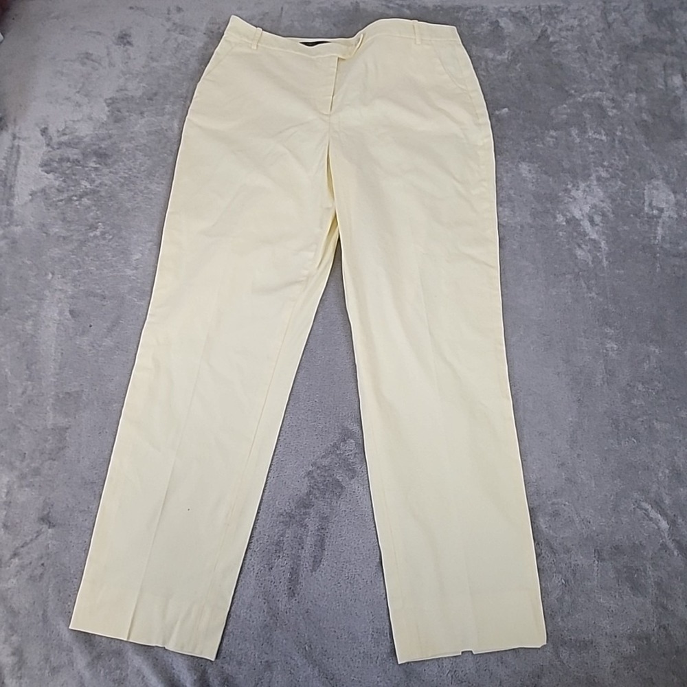 Brooks Brothers Pants Womens 14 Yellow Workwear‎ Dress Slack Classicore Preppy